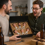 Ouvre-bouteille drôle de visage masculin personnalisé personnalisé