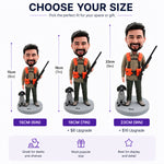 Custom Hunter Bobblehead with Dog