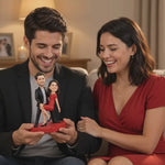 Couple dansant Bobblehead personnalisé - Saint Valentin