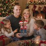 Bonne année cadeau de Noël Couple personnalisé Bobblehead