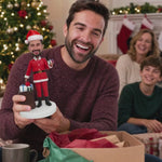 Bobblehead Santa Claus personnalisé avec des cadeaux de Noël