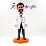 Bobblehead de carte de visite du médecin de médecin personnalisé Bobblehead