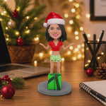 Cadeau de Noël surprise personnalisé surprise – bobblehead personnalisé