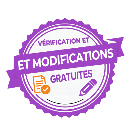 <p>Maquette et modifications gratuites</p>