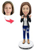 Maquilleur de cadeaux de bobblehead personnalisé