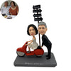 Bobblehead personnalisé pour les parents Gift d'anniversaire de mariage